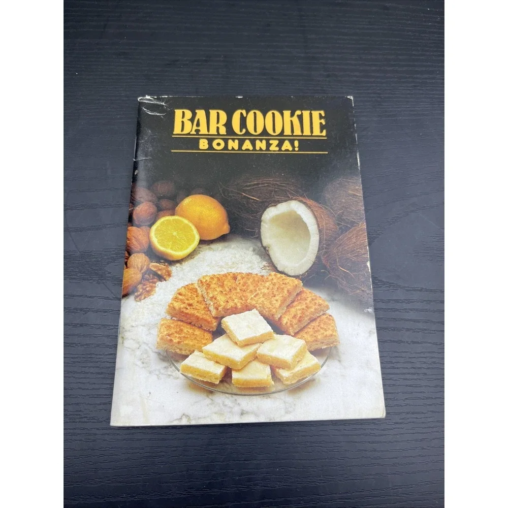 Bar Cookie Bonanza Vintage Cookbook Chocolate Snack Dessert Recipes Book